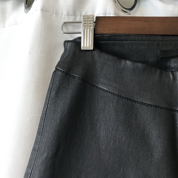 Jarbo CATERINA ANKLE STRAIGHT LEG PANT IN STRETCH LEATHER Size 32 Eu 2-4 Us - Picture 6 of 16